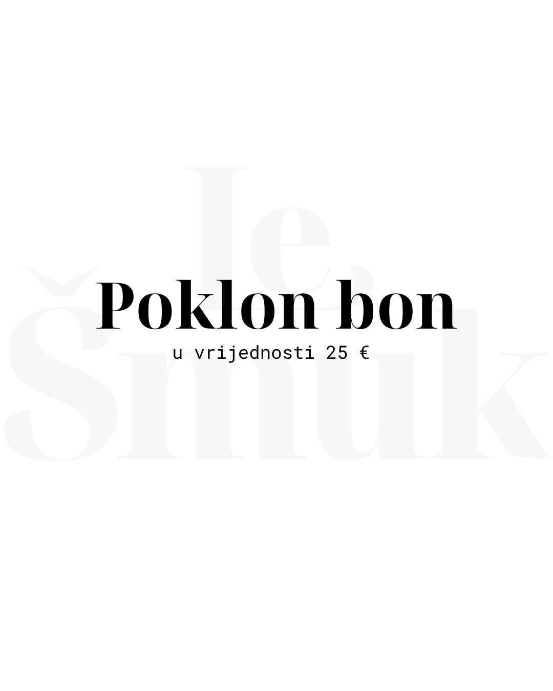 Gift voucher - 25 €