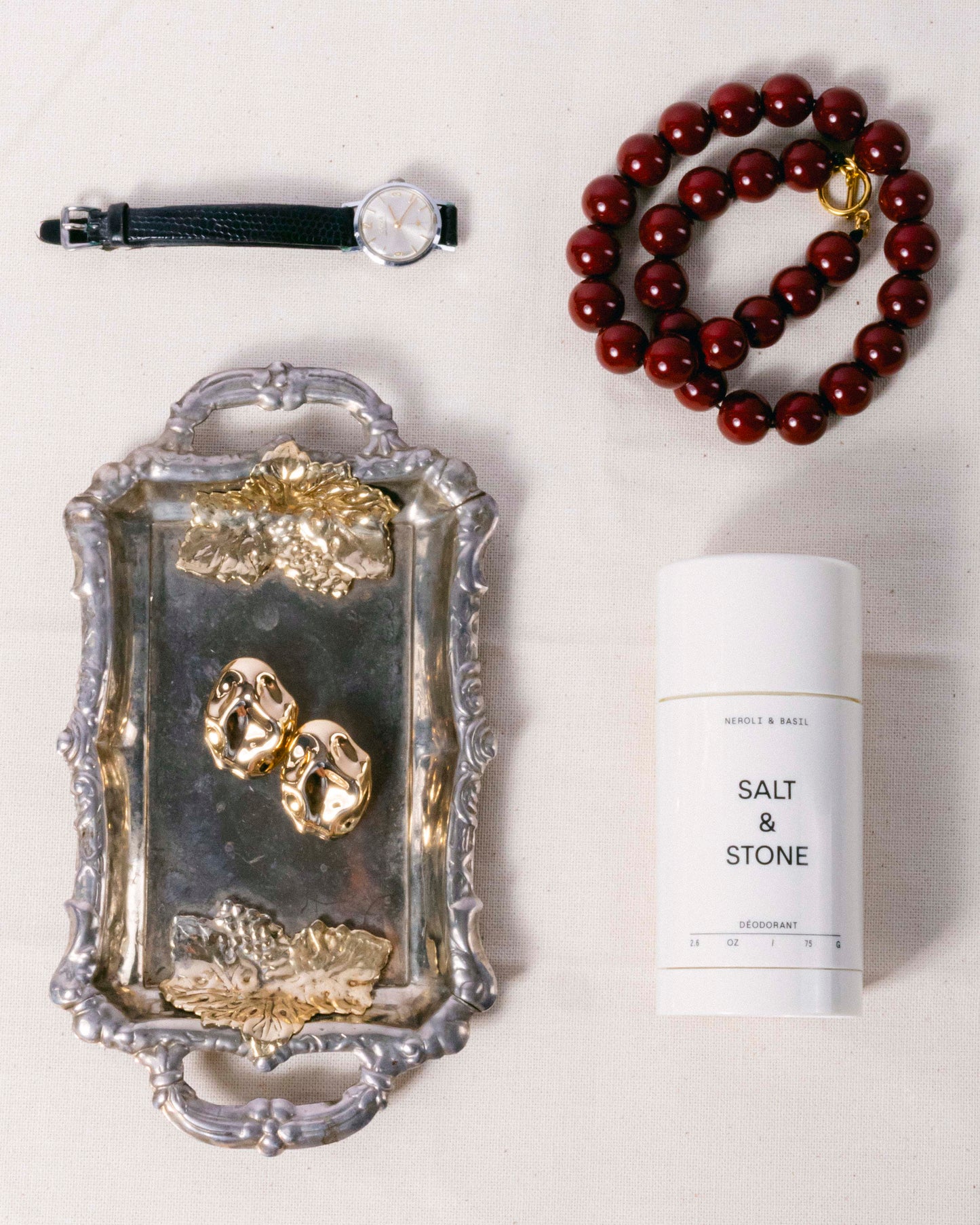 Saturday city buzz necklace in red