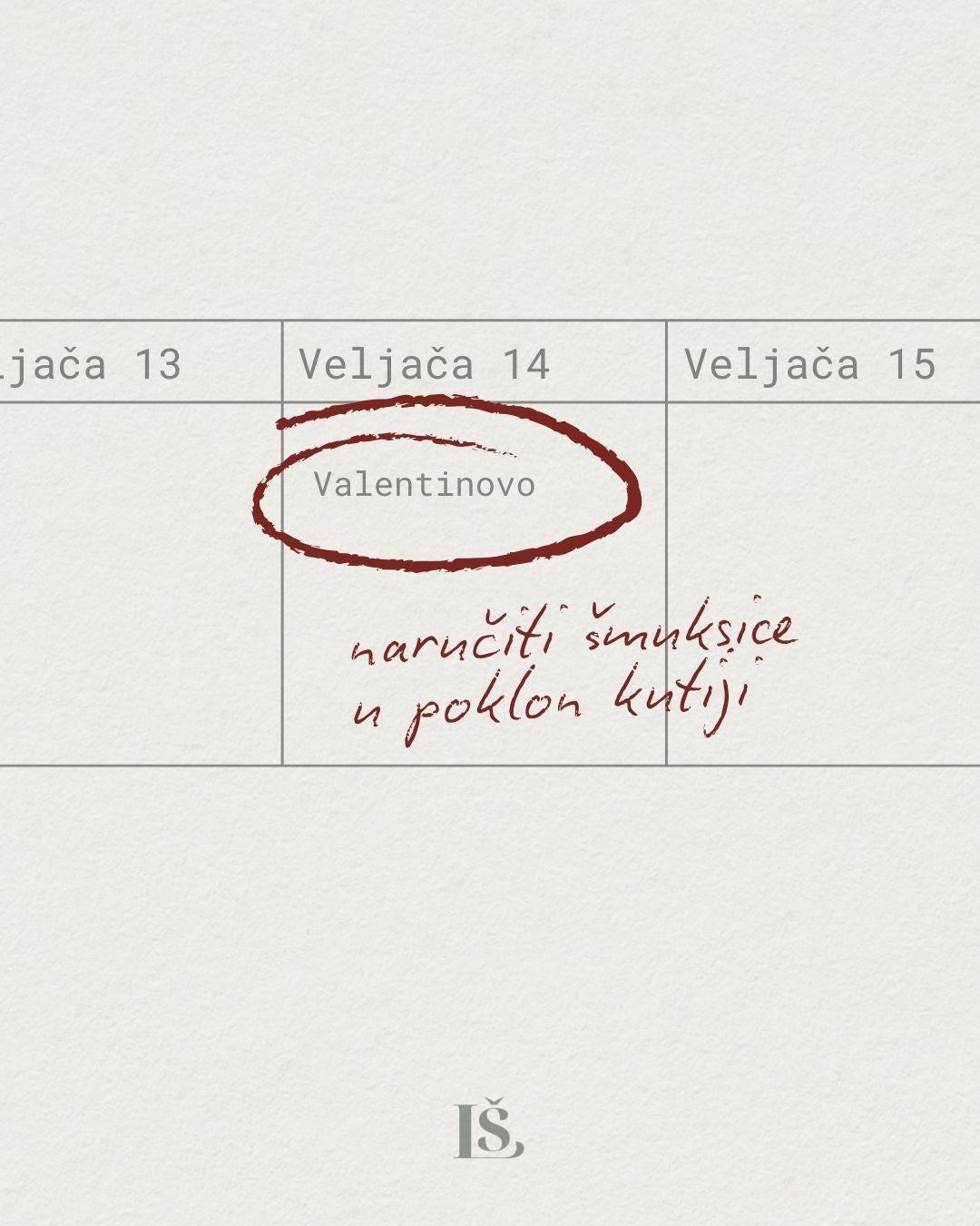 Le Šmuk poklon kutija