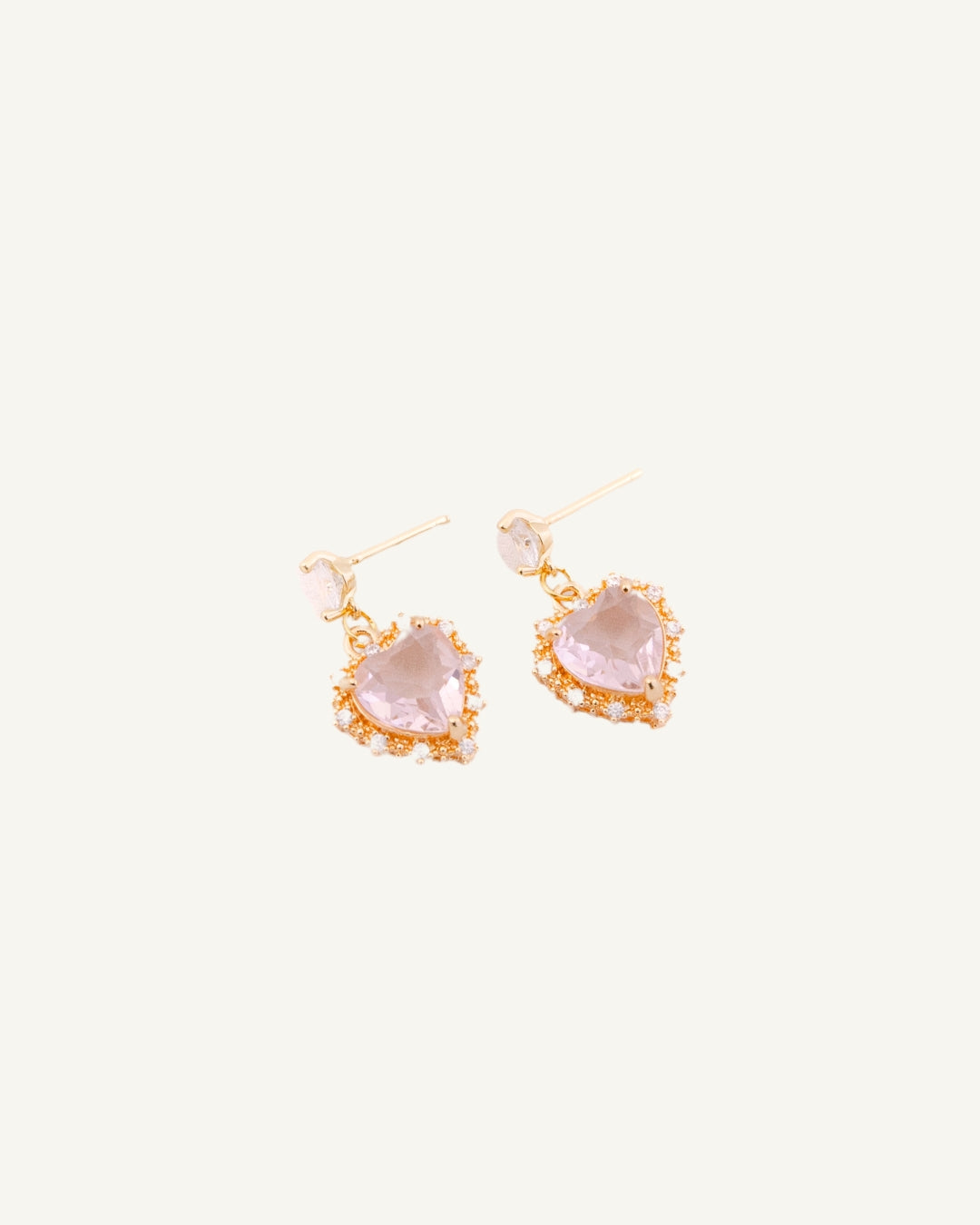 Valentine's earrings in pink